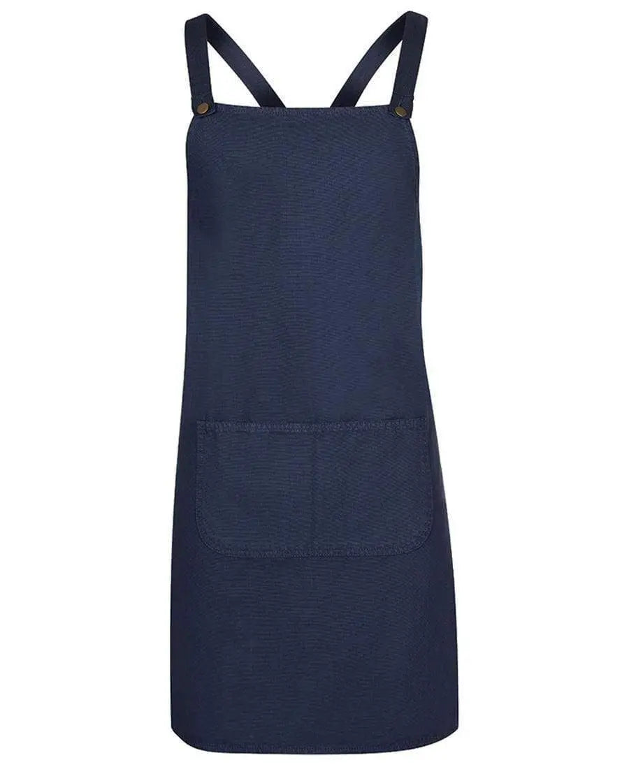 Jb's Wear Hospitality & Chefwear Navy / BIB JB'S Cross-Back Canvas Apron (Without Straps) 5ACBC